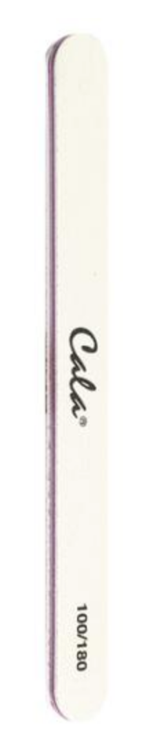 CALA White File Grit 100/180, Pink Center (70142) - ADDROS.COM